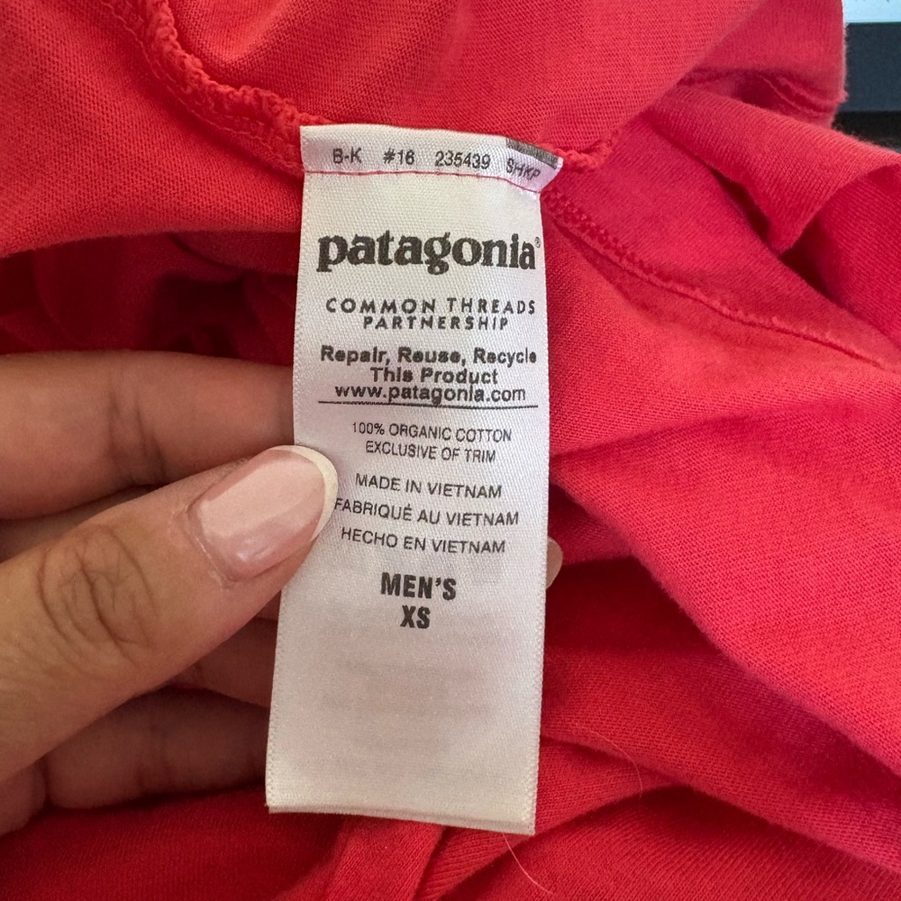 Patagonia Mens XS Organic Cotton Polo Shirt - Picture 6 of 6